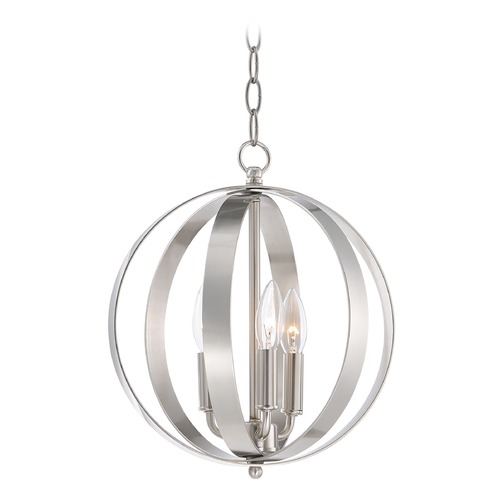 Maxim Lighting Provident Satin Nickel Pendant by Maxim Lighting 10030SN