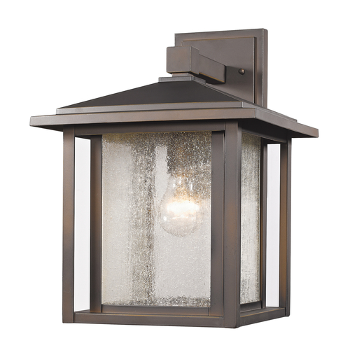 Z-Lite Aspen Oil Rubbed Bronze Outdoor Wall Light by Z-Lite 554B-ORB