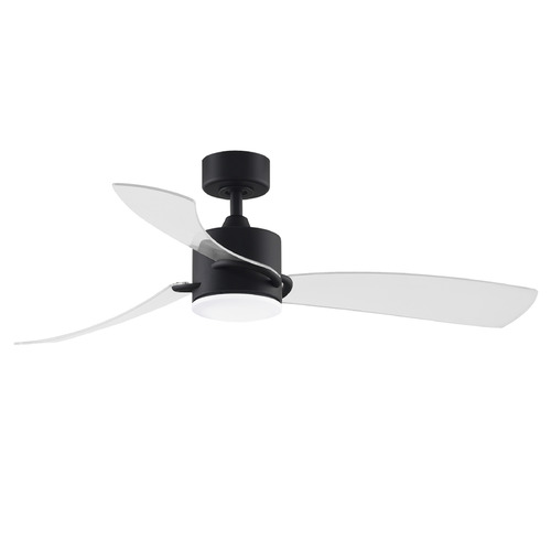 Fanimation Fans Sculptaire Black LED Ceiling Fan with Light