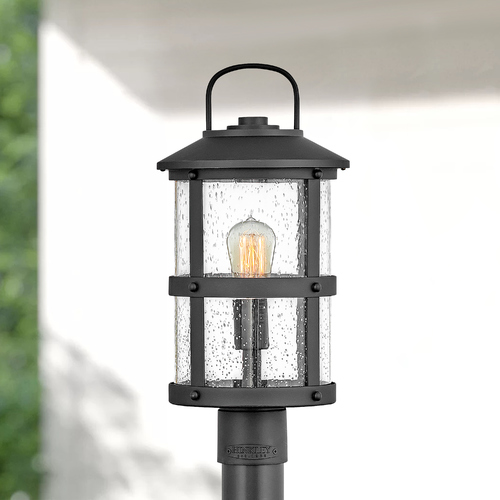 Lakehouse 18.75-Inch Black LED Post Light by Hinkley Lighting