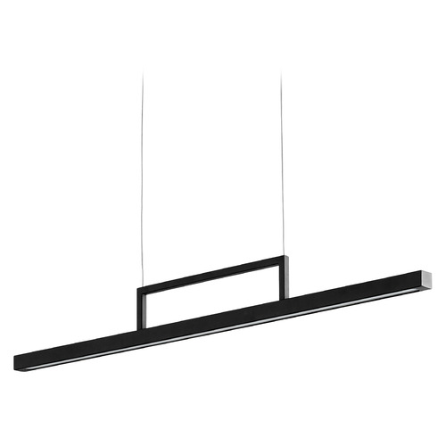 Stylus 34-Inch LED Linear Pendant in Black by Oxygen Lighting