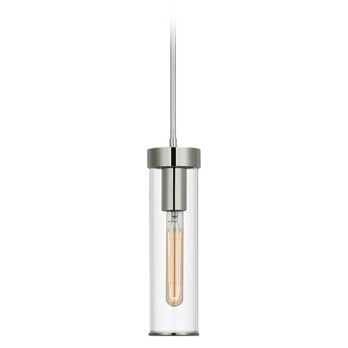 Visual Comfort Signature Collection Kelly Wearstler Liaison Pendant in Polished Nickel by Visual Comfort Signature KW5116PNCG