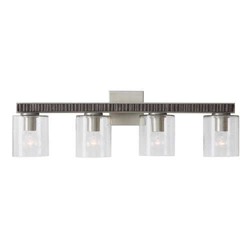 Capital Lighting Sawyer Bath 4-Light Light in Carbon Grey & Nickel by Capital Lighting 146141CM-531