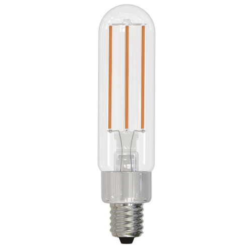 4.5W Clear LED T6 E12 Light Bulb in 3000K by Bulbrite