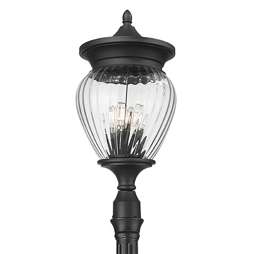 Z-Lite Davina Black Post Light