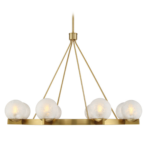 Savoy House Lighting Darien Warm Brass Chandelier