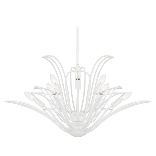 Quoizel Lighting Quoizel Lighting Tallulah Sand White Chandelier TLH5032SW
