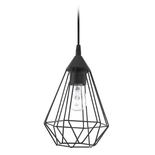 Tarbes Matte Black Mini Pendant by Eglo Lighting