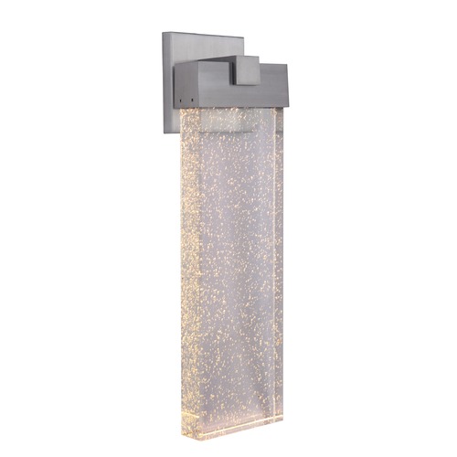 Aria 23-Inch LED Outdoor Wall Light in Satin Aluminum by Craftmade Lighting