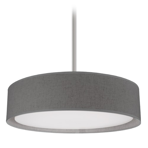 Dalton Brushed Nickel LED Pendant by Kuzco Lighting