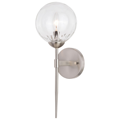 Vaxcel Lighting Olson Satin Nickel Sconce