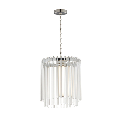 Jolie 11-Inch 3CCT LED Pendant in Polished Nickel by Maxim Lighting