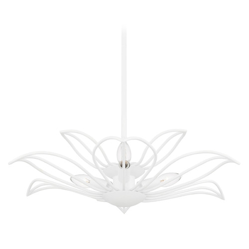 Quoizel Lighting Quoizel Lighting Tallulah Sand White Chandelier TLH2822SW