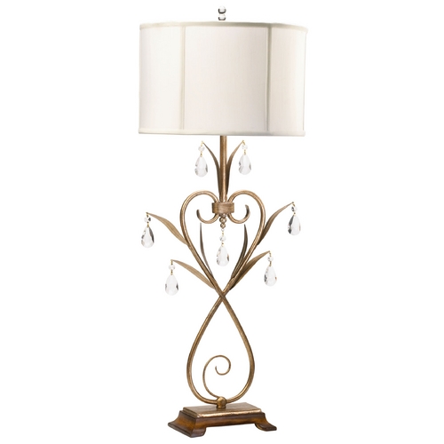 Cyan Design Cyan Design Sophie Gold Leaf Table Lamp with Drum Shade 4143