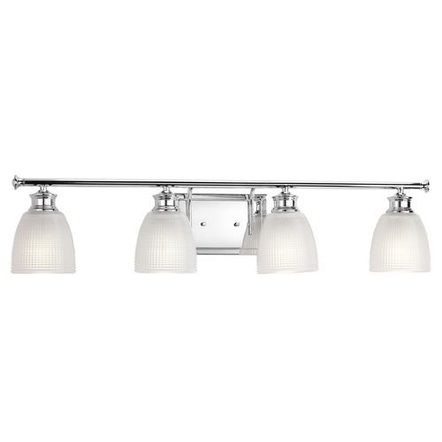 Progress Lighting Lucky Farmhouse Bathroom Light in Chrome by Progress Lighting P2118-15