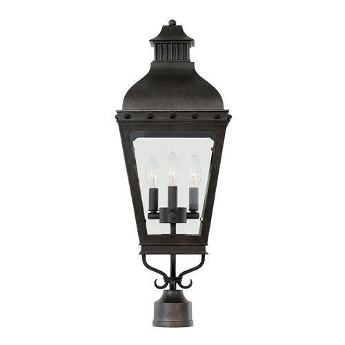 Shorecrest Aged Iron Post Light by Kalco Lighting
