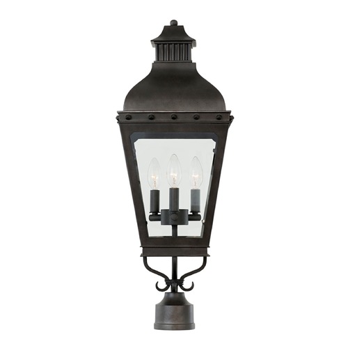 Kalco Lighting Shorecrest Aged Iron Post Light by Kalco Lighting 403300AI