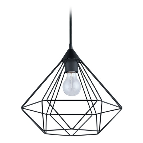 Tarbes Matte Black Pendant by Eglo Lighting