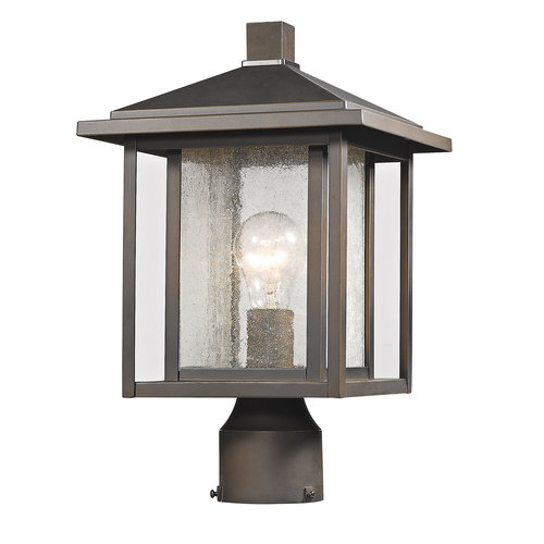 Aspen Oil Rubbed Bronze Post Light by Z-Lite