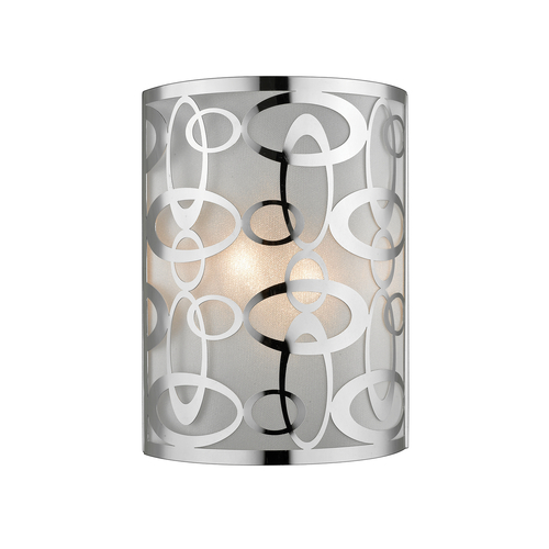 Opal Chrome Sconce by Z-Lite