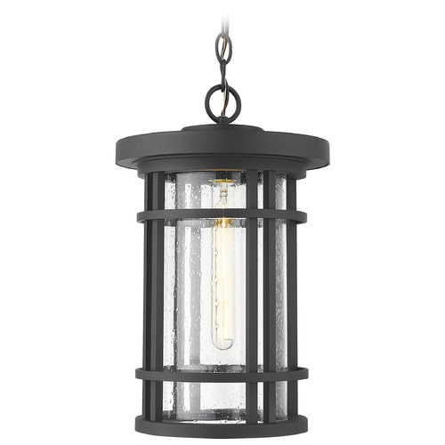 Z-Lite Jordan Black Outdoor Hanging Light by Z-Lite 570CHB-BK