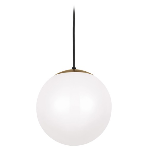 Visual Comfort Studio Collection Leo 12-Inch Pendant in Satin Brass by Visual Comfort Studio 6022-848