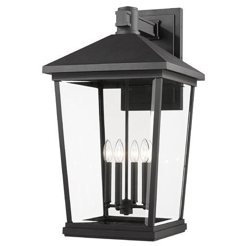 Z-Lite Beacon Black Outdoor Wall Light by Z-Lite 568XXL-BK