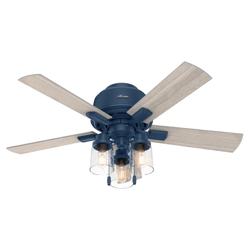 Hunter Fan Company Hartland Indigo Blue LED Ceiling Fan by Hunter Fan Company 50326