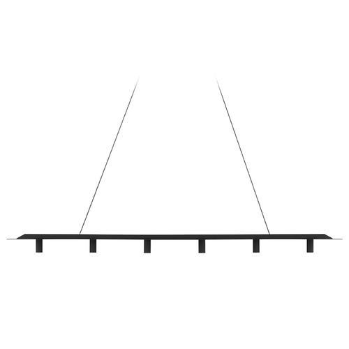 Visual Comfort Modern Collection Ponte 50-Inch LED Linear Light in Black by Visual Comfort Modern 700LSPNT50B-LED930