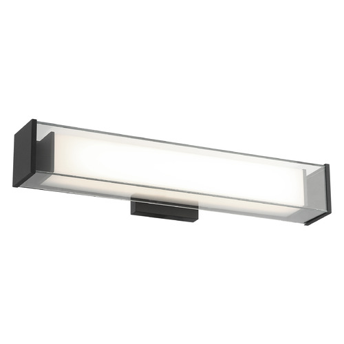 Cardenne Matte Black LED Vertical Bathroom Light by Matteo Lighting