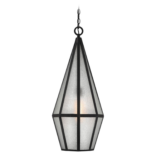 Savoy House Lighting Peninsula Matte Black Outdoor Hanging Light