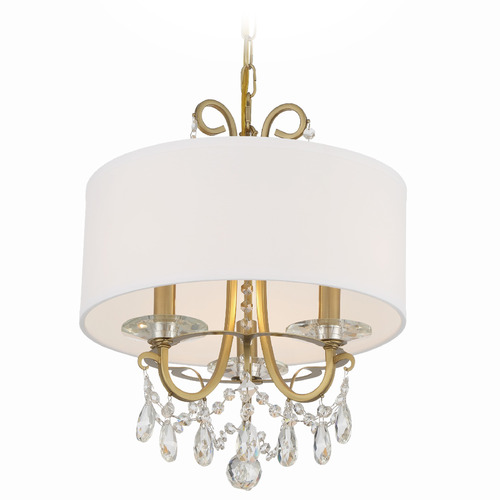 Crystorama Lighting Othello Vibrant Gold Crystal Chandelier