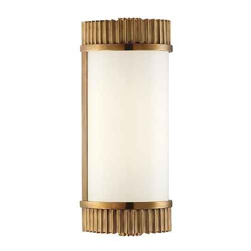 Hudson Valley Lighting Benton Aged Brass Bathroom Light by Hudson Valley Lighting 561-AGB