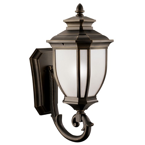 Salisbury 29-Inch Outdoor Wall Light in Rubbed Bronze by Kichler Lighting
