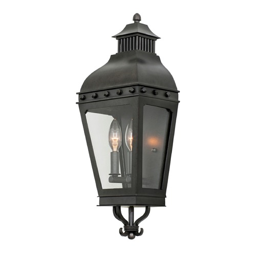 Shorecrest Aged Iron Outdoor Wall Light by Kalco Lighting