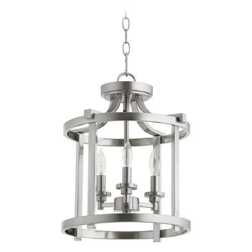 Lancaster Satin Nickel Pendant by Quorum Lighting