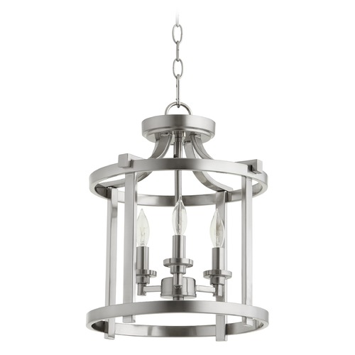 Quorum Lighting Lancaster Satin Nickel Pendant by Quorum Lighting 2817-13-65