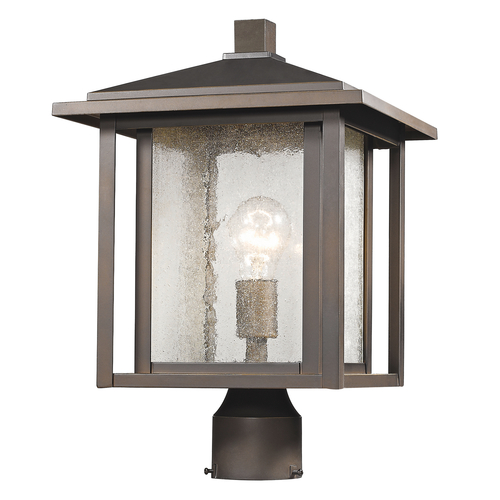 Aspen Oil Rubbed Bronze Post Light by Z-Lite