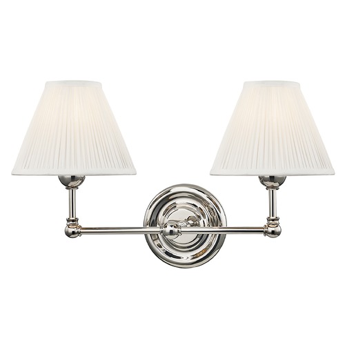 Classic No. 1 Bath Light in Polished Nickel by Hudson Valley Lighting