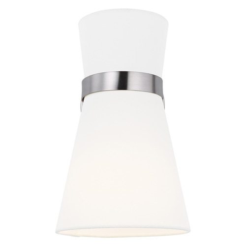 Visual Comfort Studio Collection Clark Brushed Nickel Plug and Cord Wall Lamp