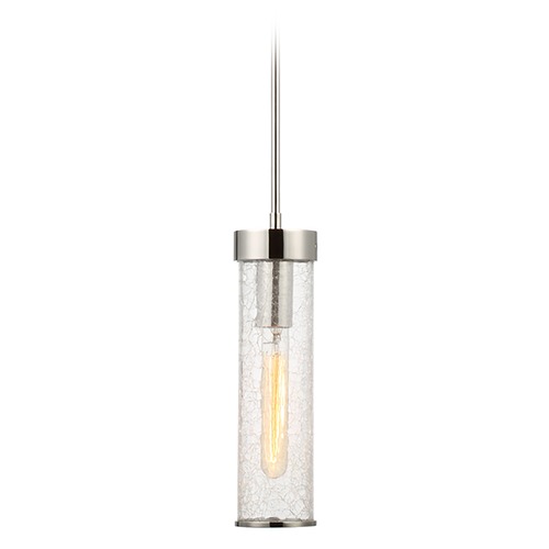 Visual Comfort Signature Collection Kelly Wearstler Liaison Pendant in Polished Nickel by Visual Comfort Signature KW5116PNCRG