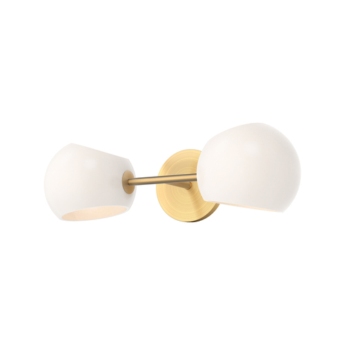 Alora Lighting Willow Brushed Gold Sconce