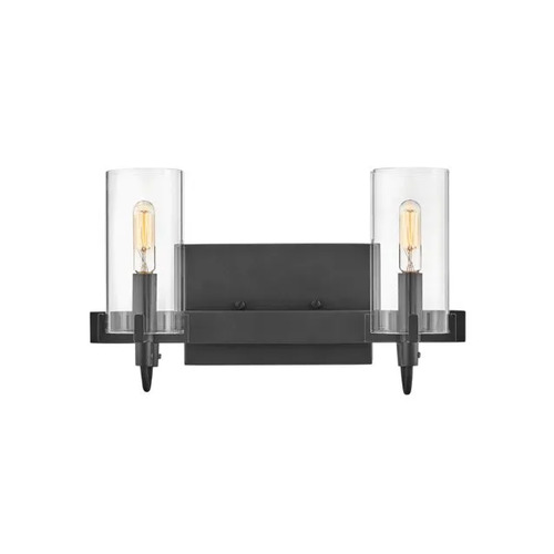 Ryden 2-Light Bath Light in Black by Hinkley Lighting