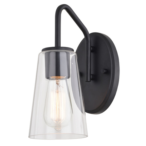 Vaxcel Lighting Beverly Matte Black Sconce