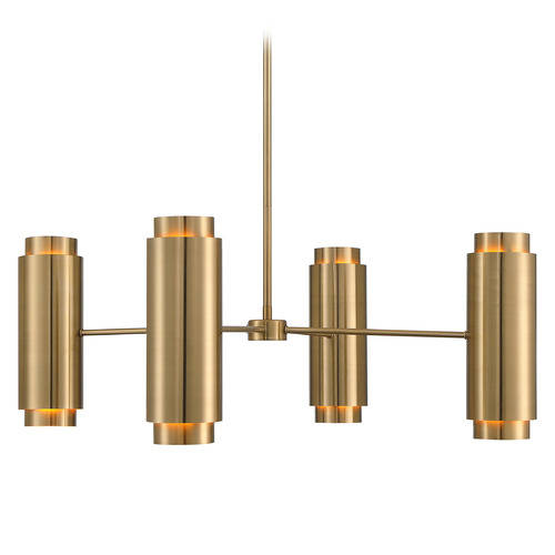 Savoy House Lighting Breegan Jane Lio Noble Brass Chandelier