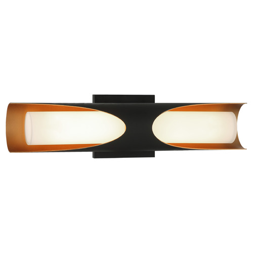 Matteo Lighting Pedro Matte Black LED Vertical Bathroom Light