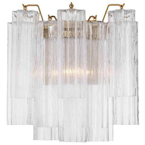 Crystorama Lighting Addis Aged Brass Sconce