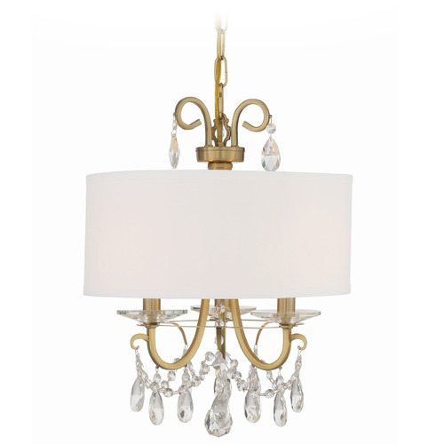 Crystorama Lighting Othello Vibrant Gold Crystal Chandelier