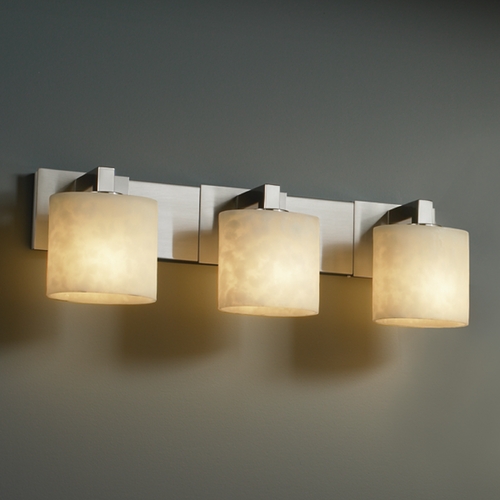 Justice Design Group Justice Design Group Clouds Collection Bathroom Light CLD-8923-30-NCKL