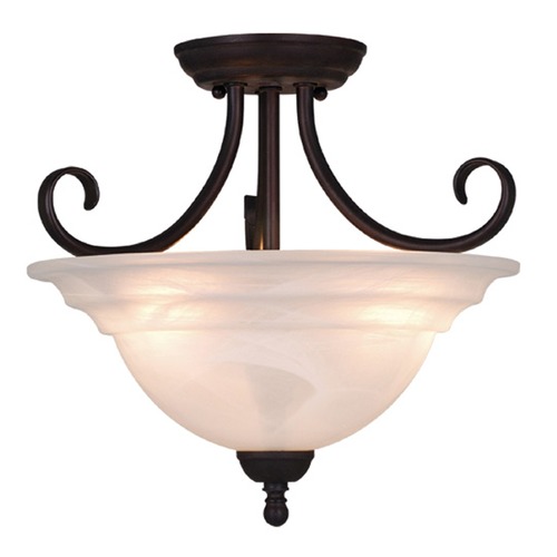 Babylon Oil Burnished Bronze Semi-Flush Mount by Vaxcel Lighting